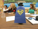 Personalized Cups with Superhero Capes went to each member of Grady's Faculty & Staff